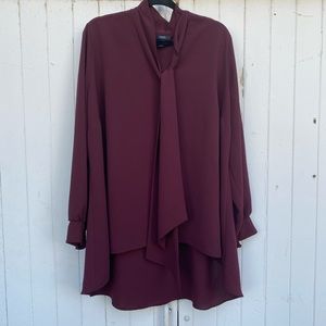Maroon I.N.C. Blouse